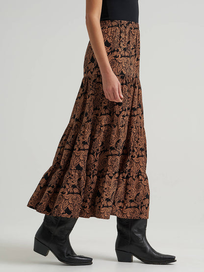 Retro Punchy Skirt - Black