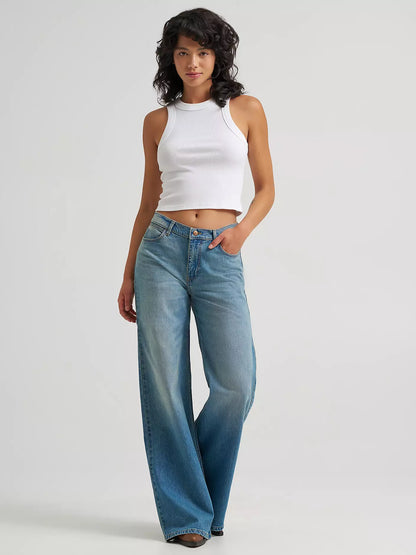 Women's Low Rise Baggy Jean - Glacier