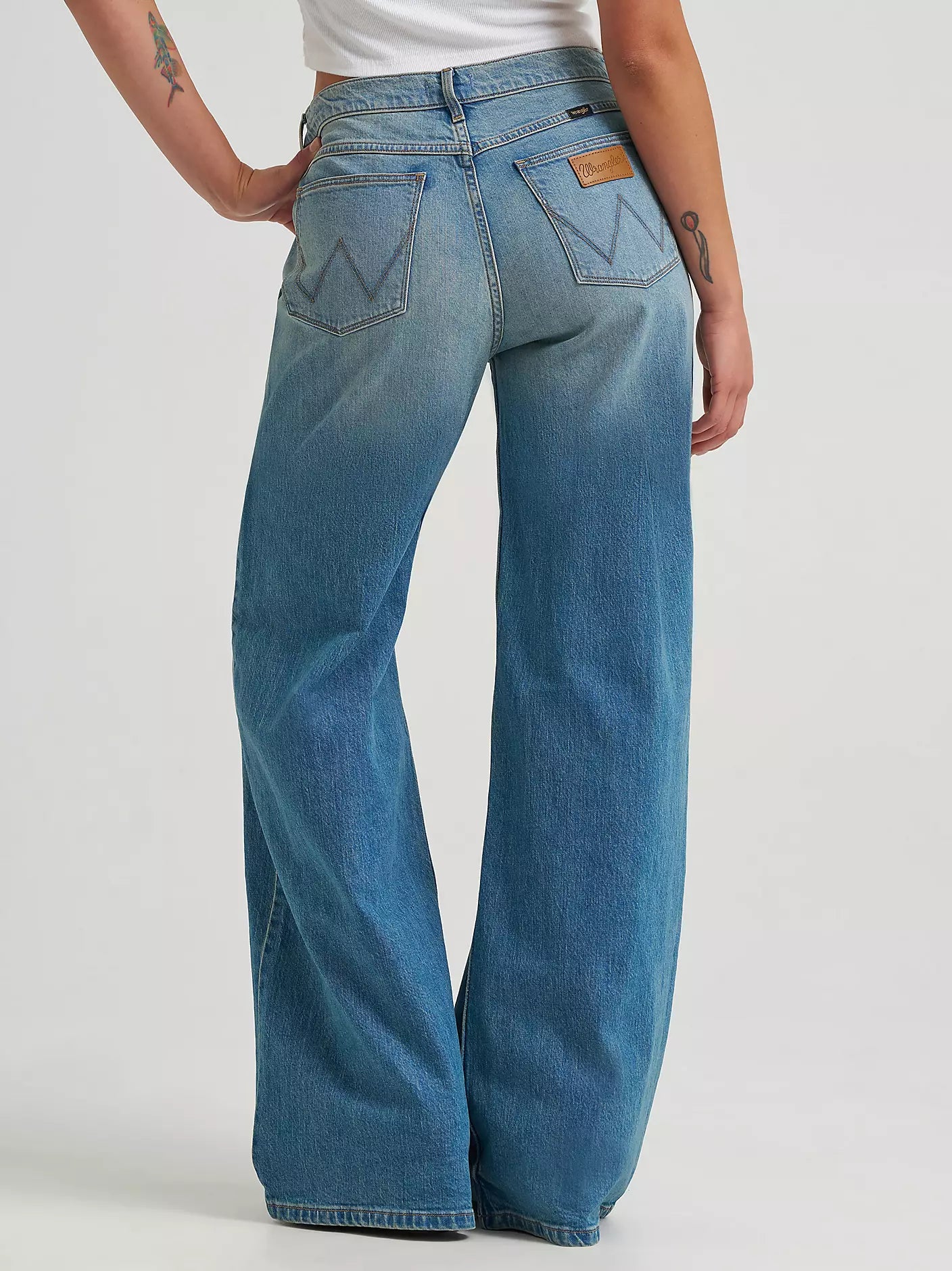 Women's Low Rise Baggy Jean - Glacier