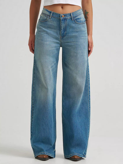Women's Low Rise Baggy Jean - Glacier