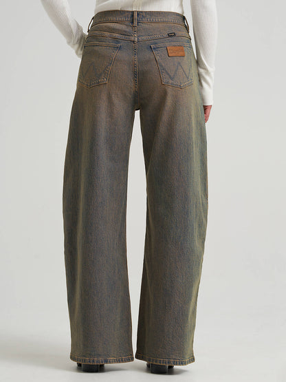 Womens Low Rise Ultra Barrel Jean