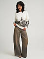Womens Low Rise Ultra Barrel Jean