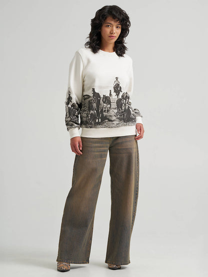 Womens Low Rise Ultra Barrel Jean