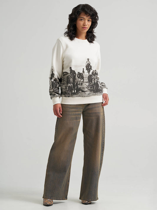 Womens Low Rise Ultra Barrel Jean