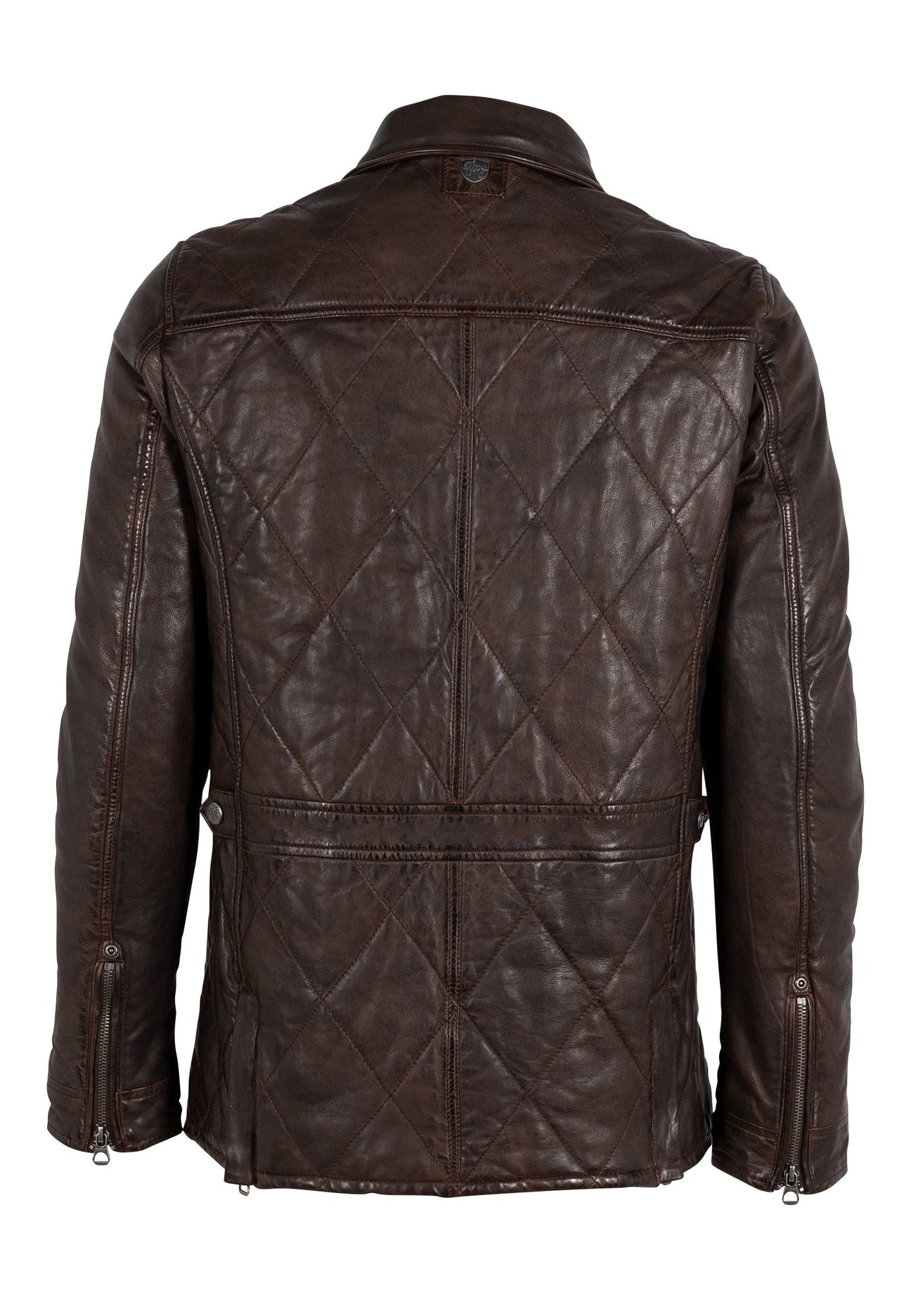 Kalisdo Leather Jacket - Brown