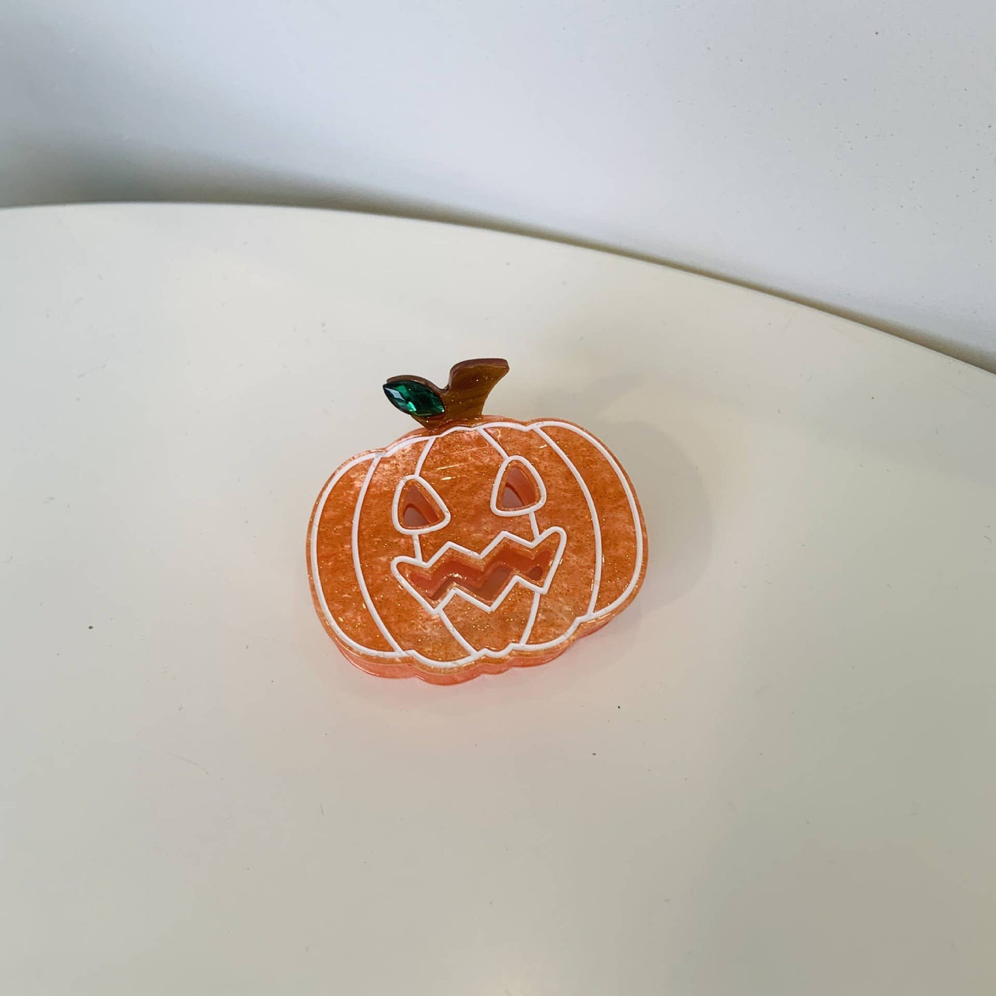 Halloween Hair Claw - Pumpkin