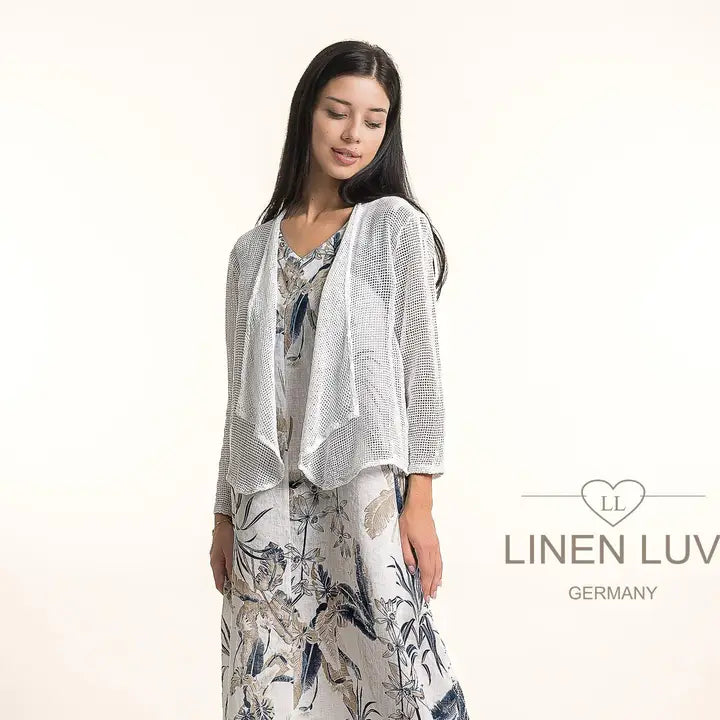 French Linen Bolero - ( more colors )
