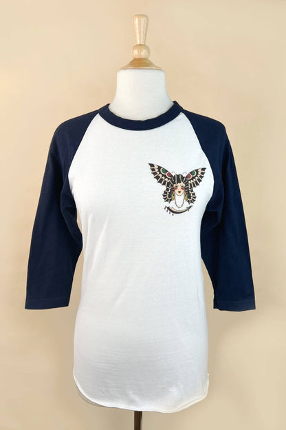 Butterfly Lady Unisex Raglan Tee- Unisex