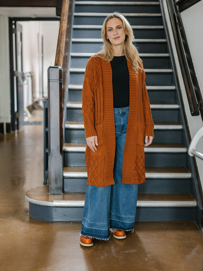 Ireland Cardigan - Toffee