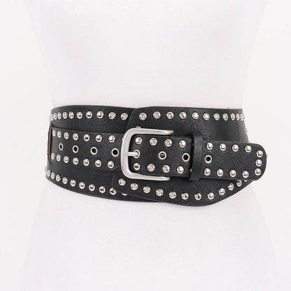 Riveted Eyelet Belt - BK