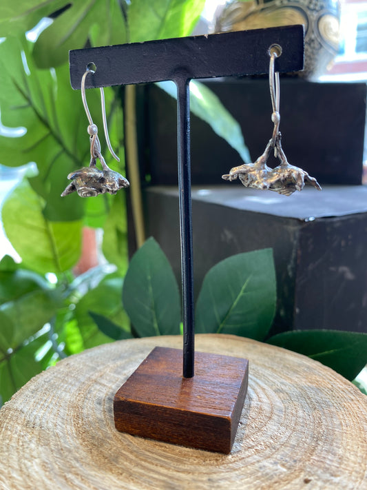Fine Silver Crape Myrtle Earring *425E-13