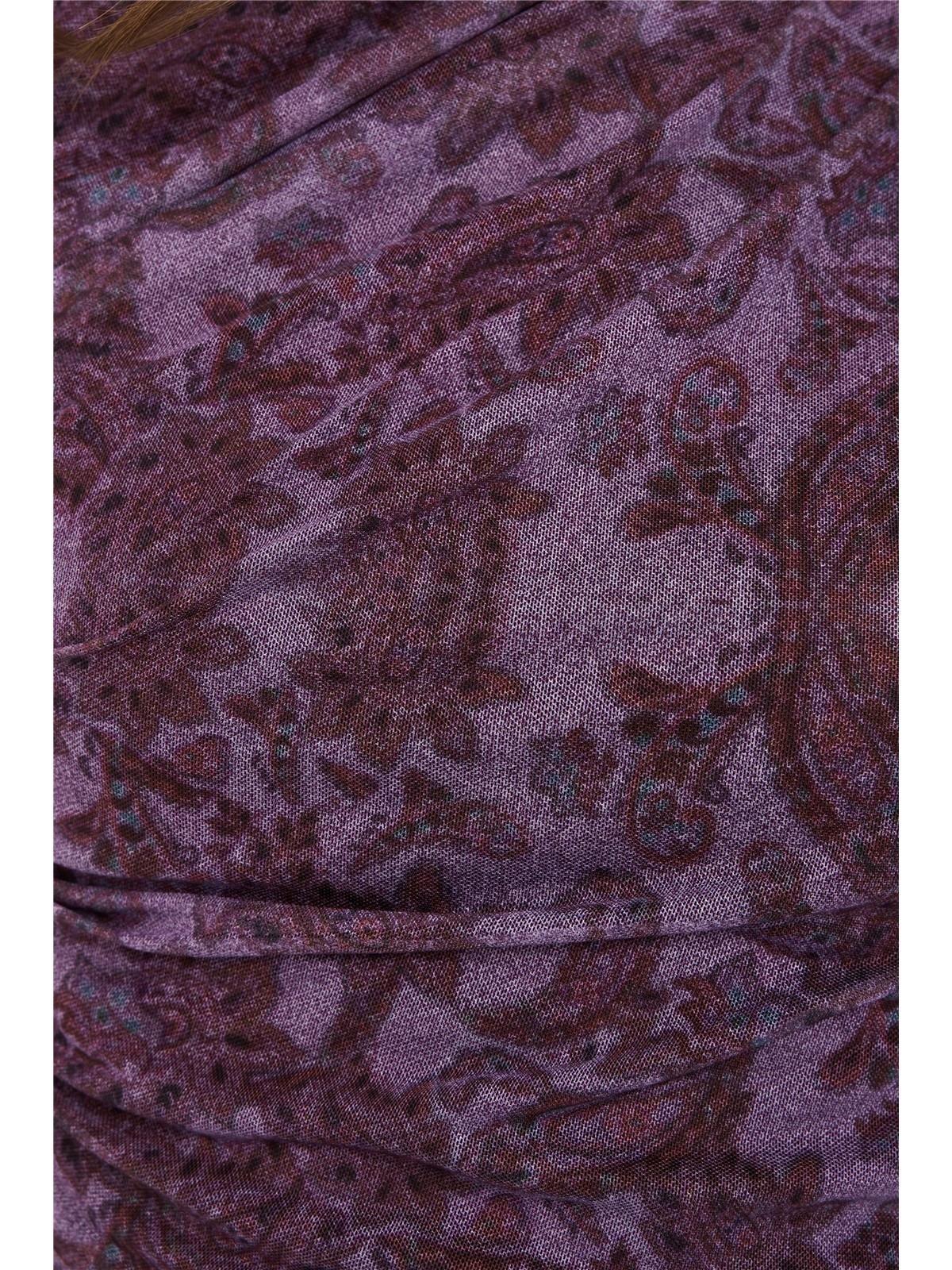 Lace Print Sleeveless Top