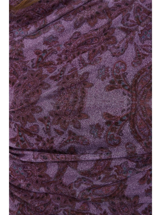 Lace Print Sleeveless Top