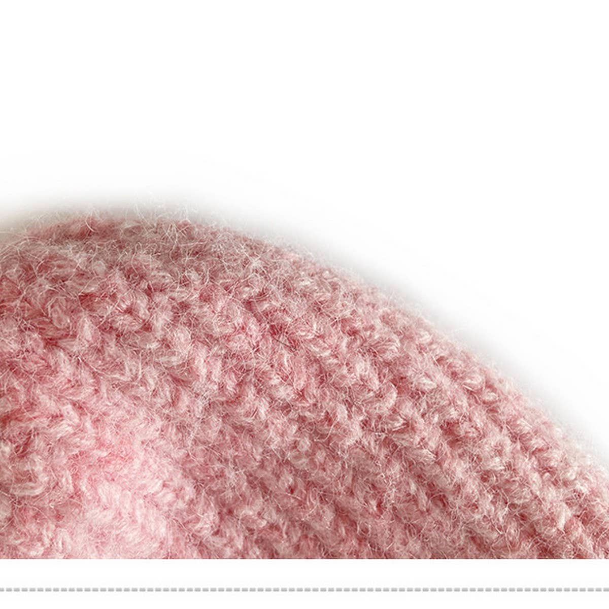 Adult Knitted Hat - Unisex (Pink)