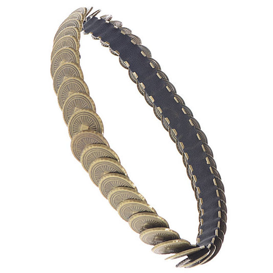 Circular Medallion Belt - Antique Gold