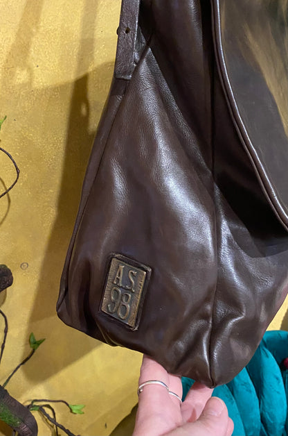 Hudde Leather Bag - Dark Brown