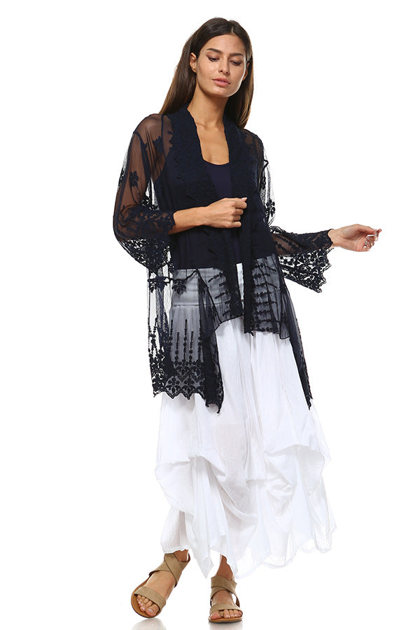 Lace Cardigan w/ Cami - Multiple Colors