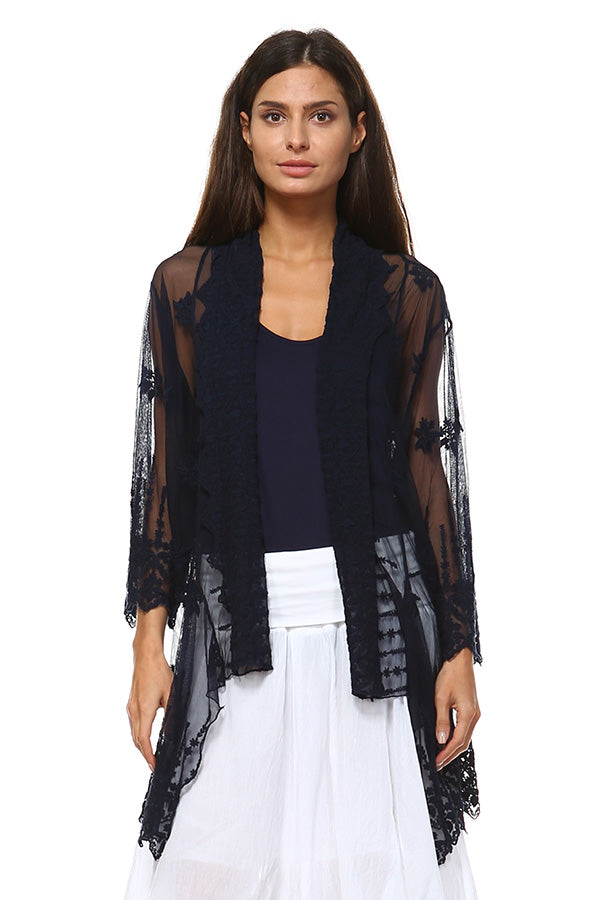 Lace Cardigan w/ Cami - Multiple Colors