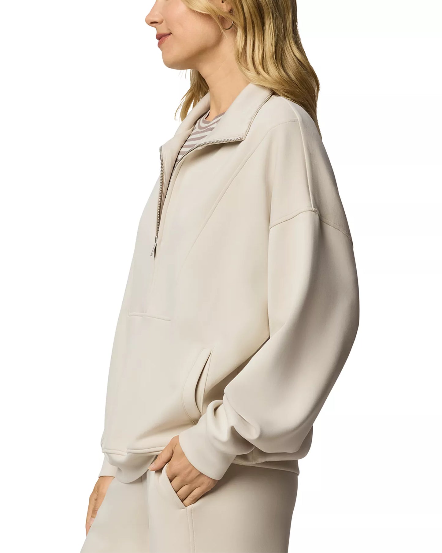 Scubasoft Quarter Zip - Pale Oak
