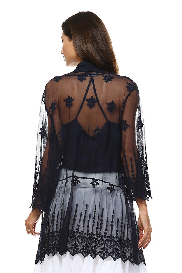 Lace Cardigan w/ Cami - Multiple Colors