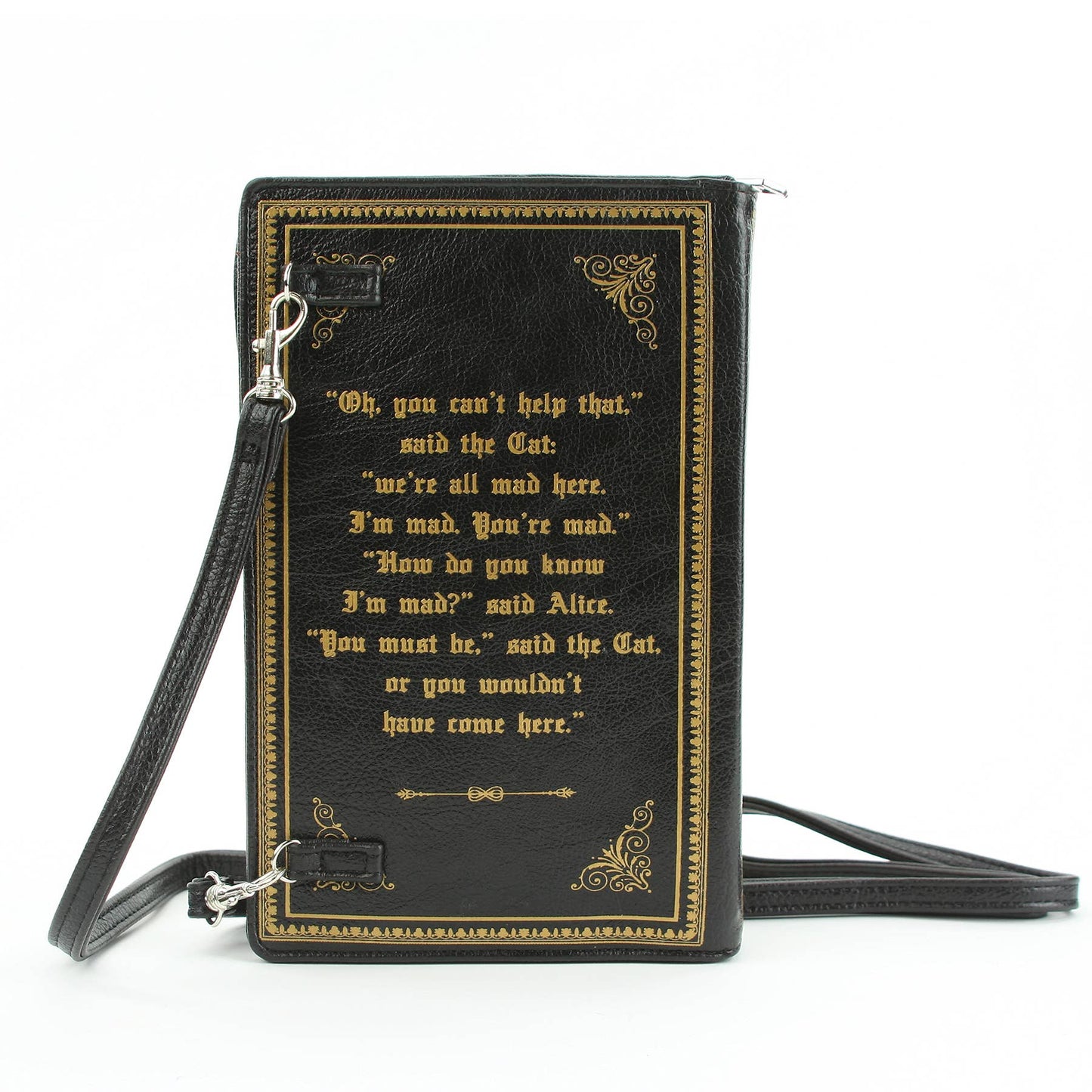 Alice in Wonderland Book Clutch/Crossbody
