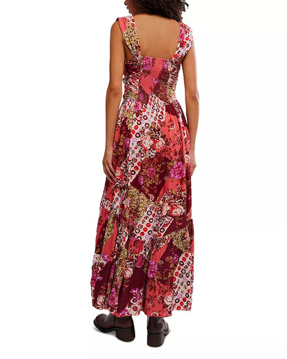 Sasha Maxi Dress - Strawberry Combo