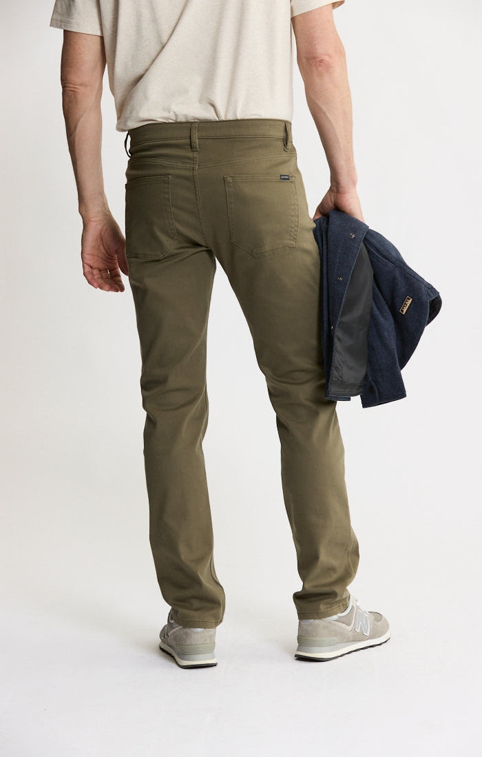 Lyocell Twill 5-Pocket Pants - Army