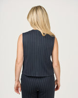 Serenity Vest-Navy Stripe