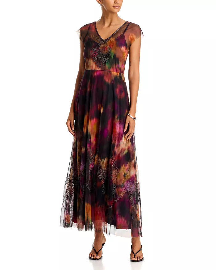 Mertina Maxi Mesh Dress
