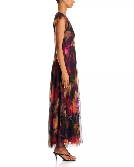 Mertina Maxi Mesh Dress