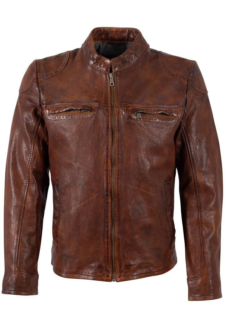 Men's Chopa UF Leather Jacket - Whiskey
