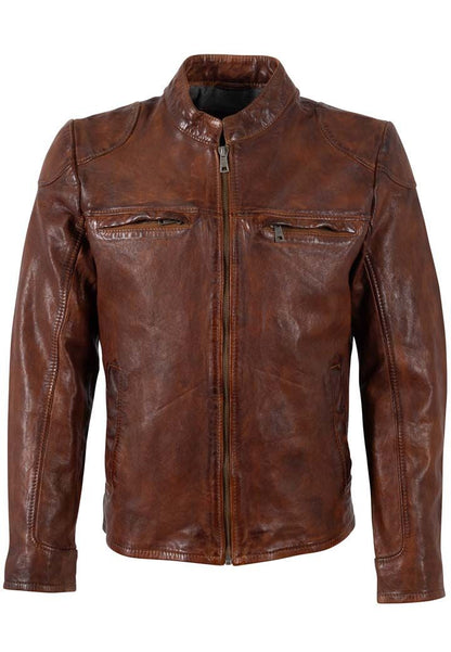 Men's Chopa UF Leather Jacket - Whiskey