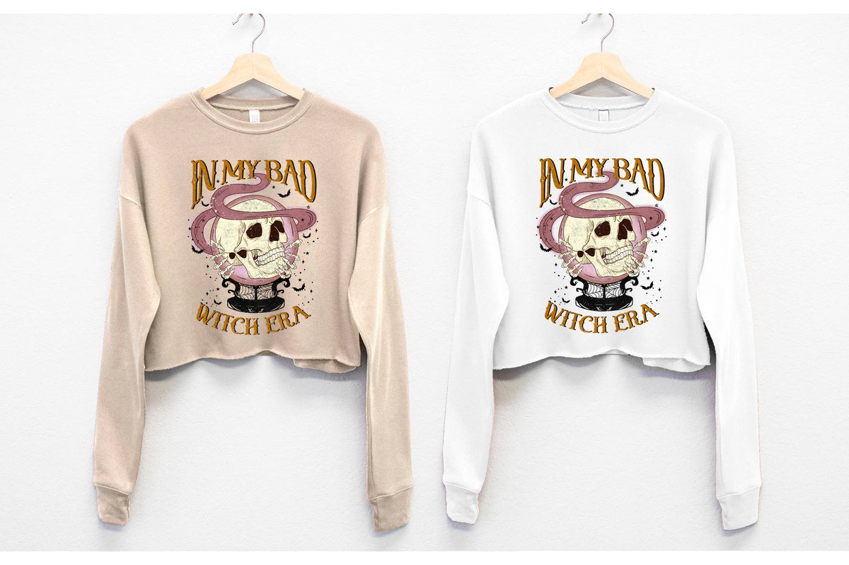 In My Bad Witch Era Halloween Cropped Sweatshirt