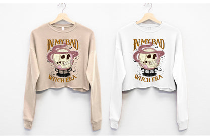 In My Bad Witch Era Halloween Cropped Sweatshirt