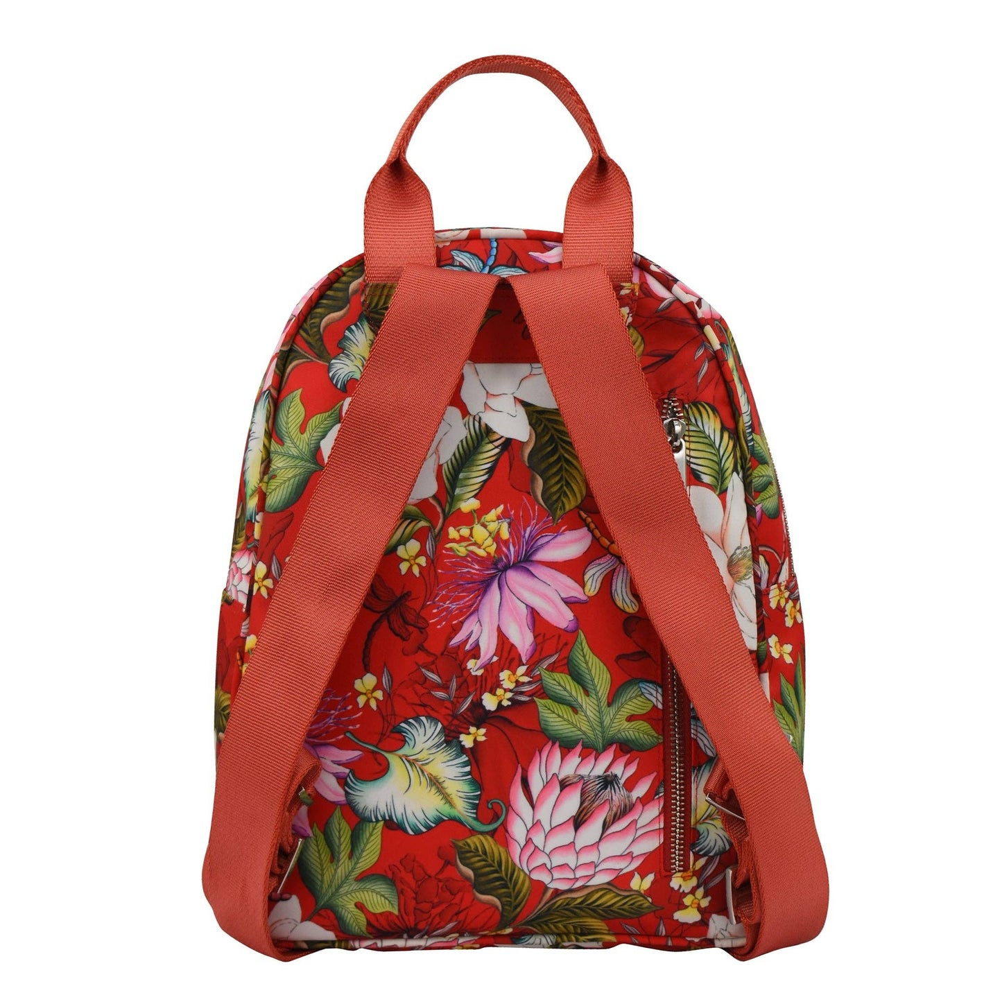 Wanderlust Luxe Fabric Backpack - Floral Pattern
