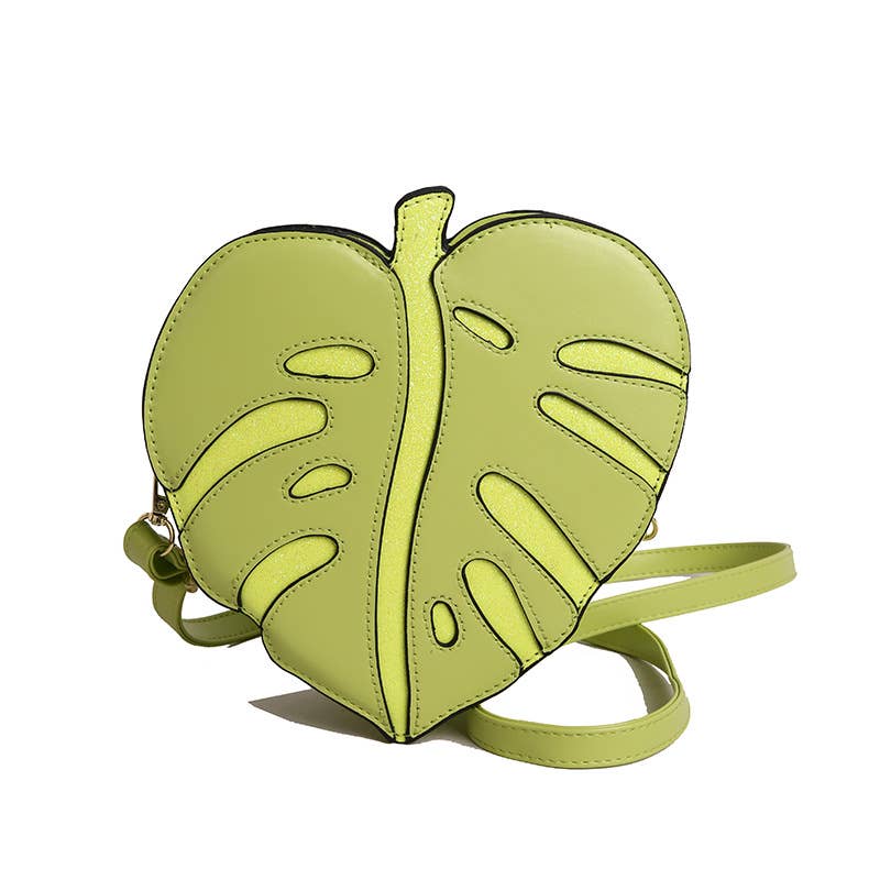 Fun heart leaf crossbody bag - Yellow / M