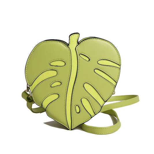Fun heart leaf crossbody bag - Yellow / M