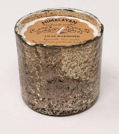 Artisan Blown Glass Tumbler Candle - Pumpkin Sandalwood