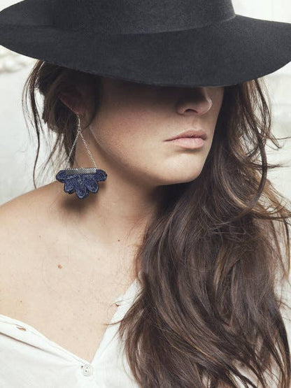 Black Nightside Earrings - La De Da