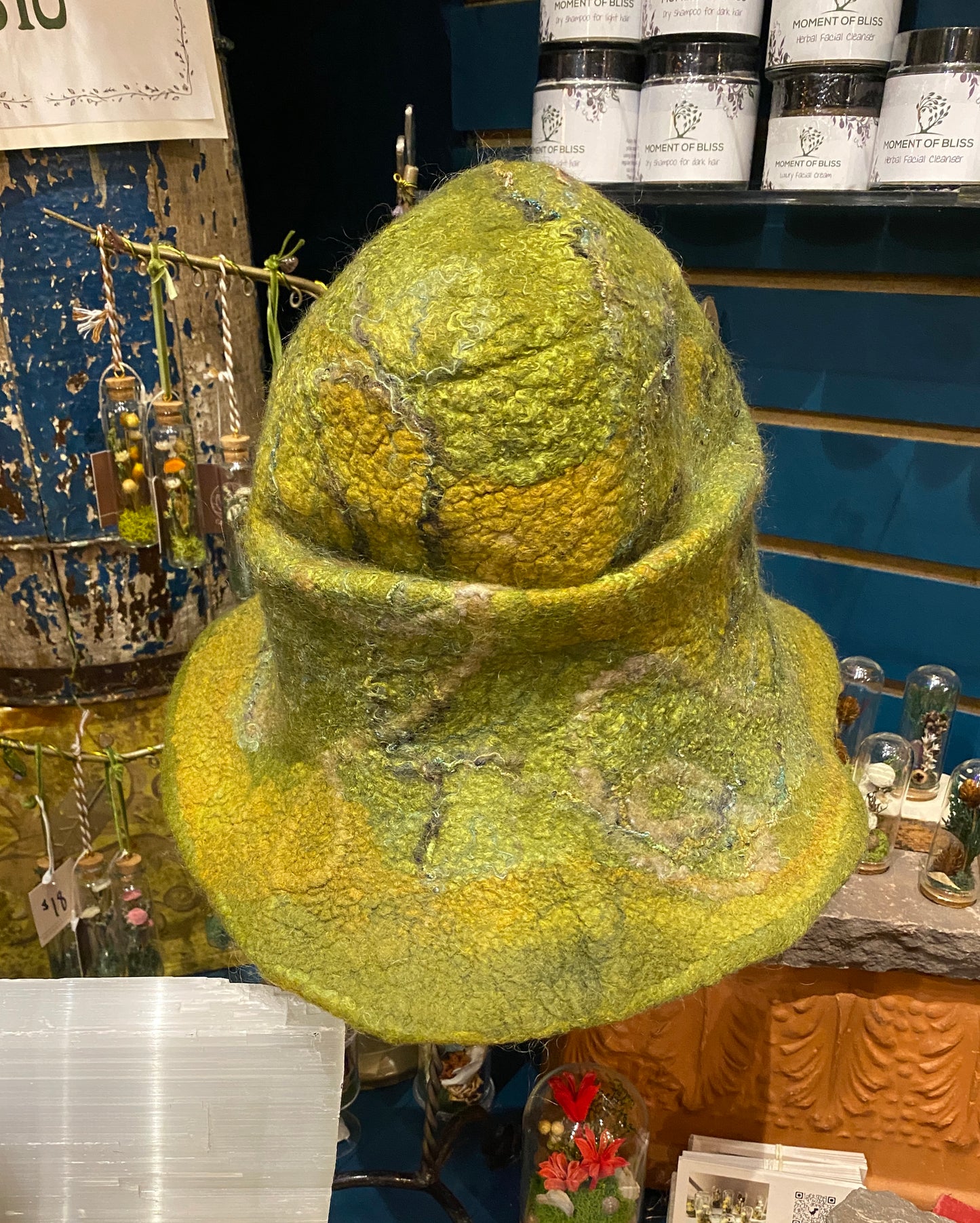 Green Brim Hat * #18