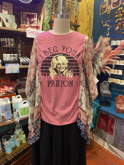 "I Beg Your Parton" Dolly Poncho/Tunic *#59