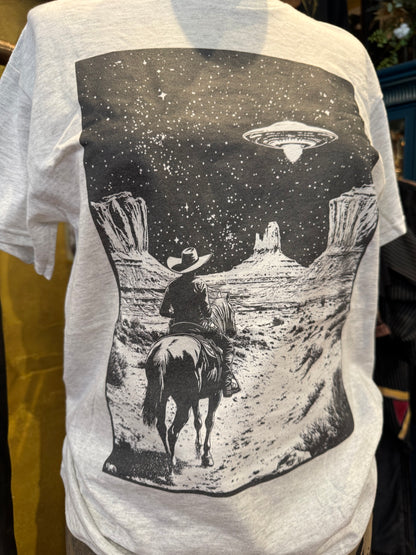 Retro Rodeo Graphic Tee - Ash