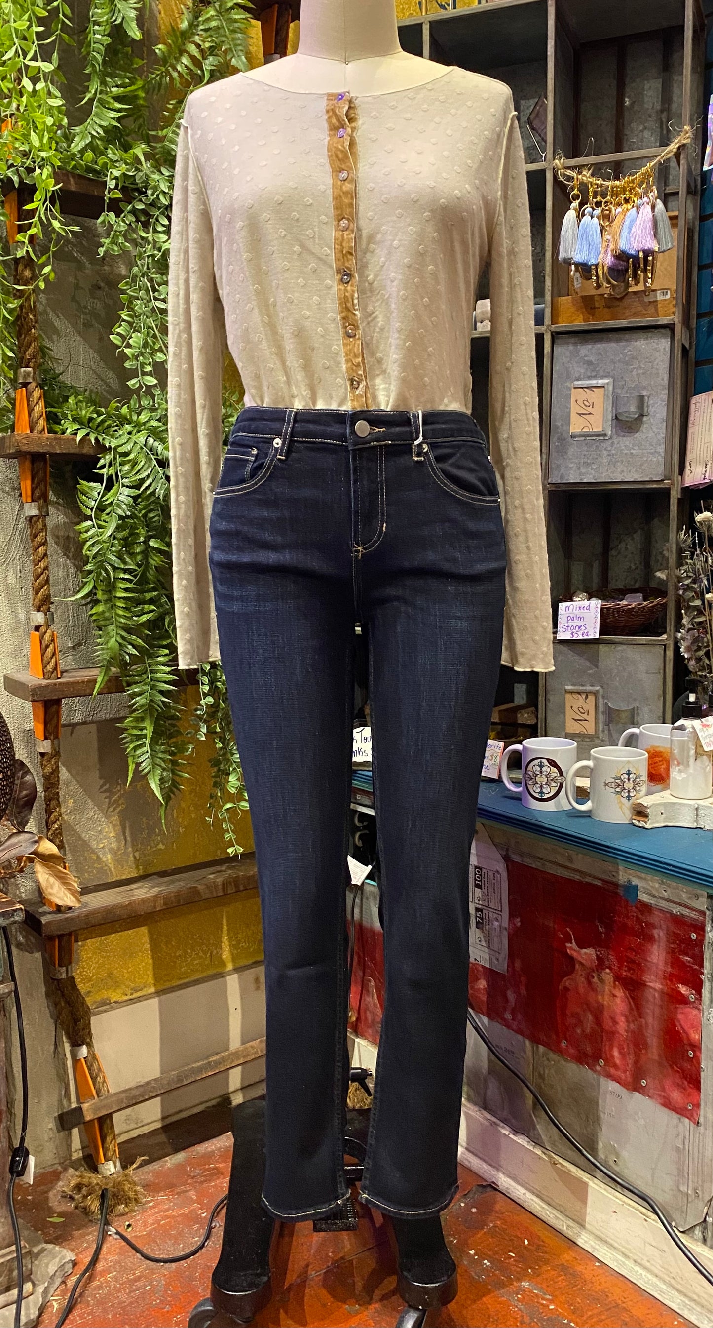 Blaire Straight Leg Jean - Daring Indigo
