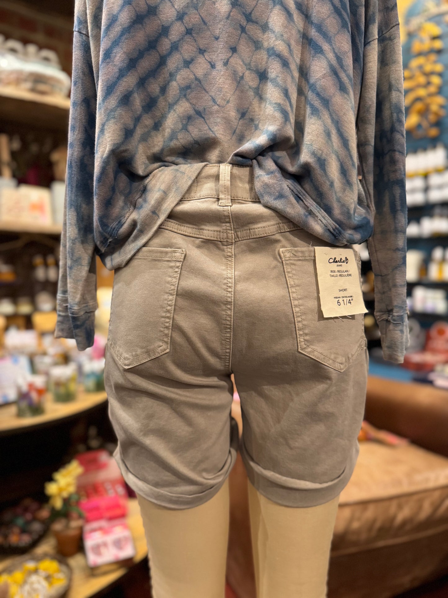 Embroidered Bird & Moth Charlie B Shorts -Debi Samuels*