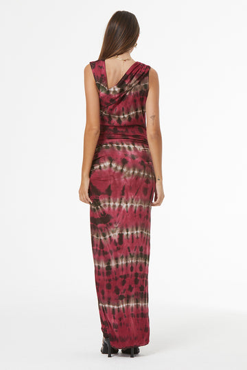 Gimlit Dress - Cuba Wash Garnet