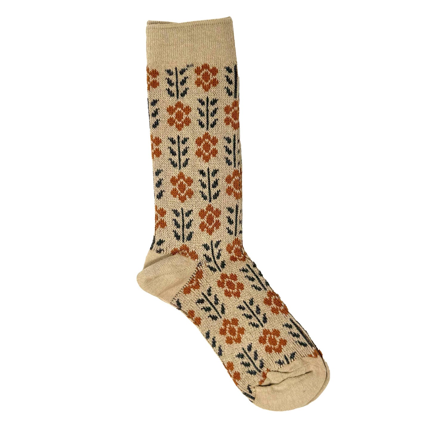 Mary Lou Socks - Khaki