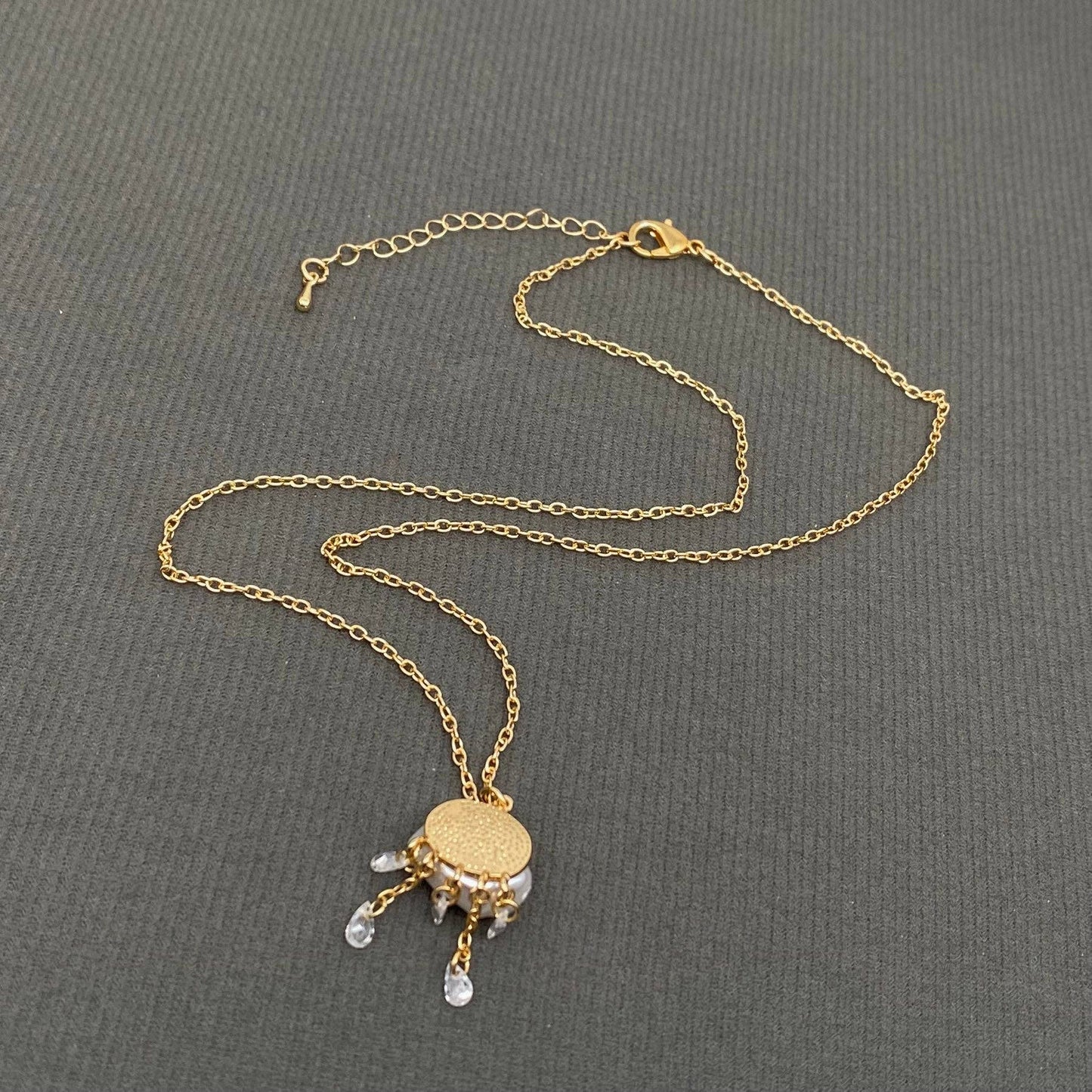 Jellyfish Charm Necklace