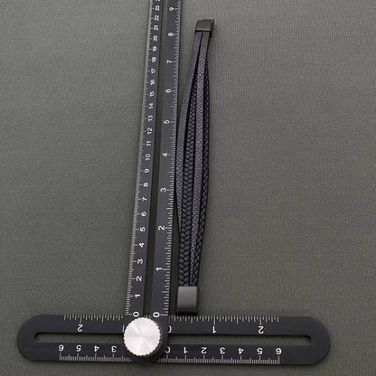 Men's Black multi-layer Leather Bracelet