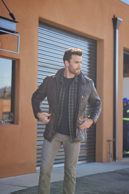 Kalisdo Leather Jacket - Brown