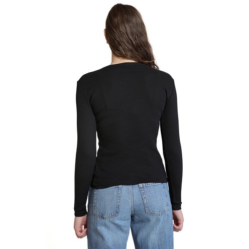 Asymmetric Button Top